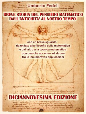 cover image of BREVE STORIA DEL PENSIERO MATEMATICO DALL'ANTICHITA' AL NOSTRO TEMPO